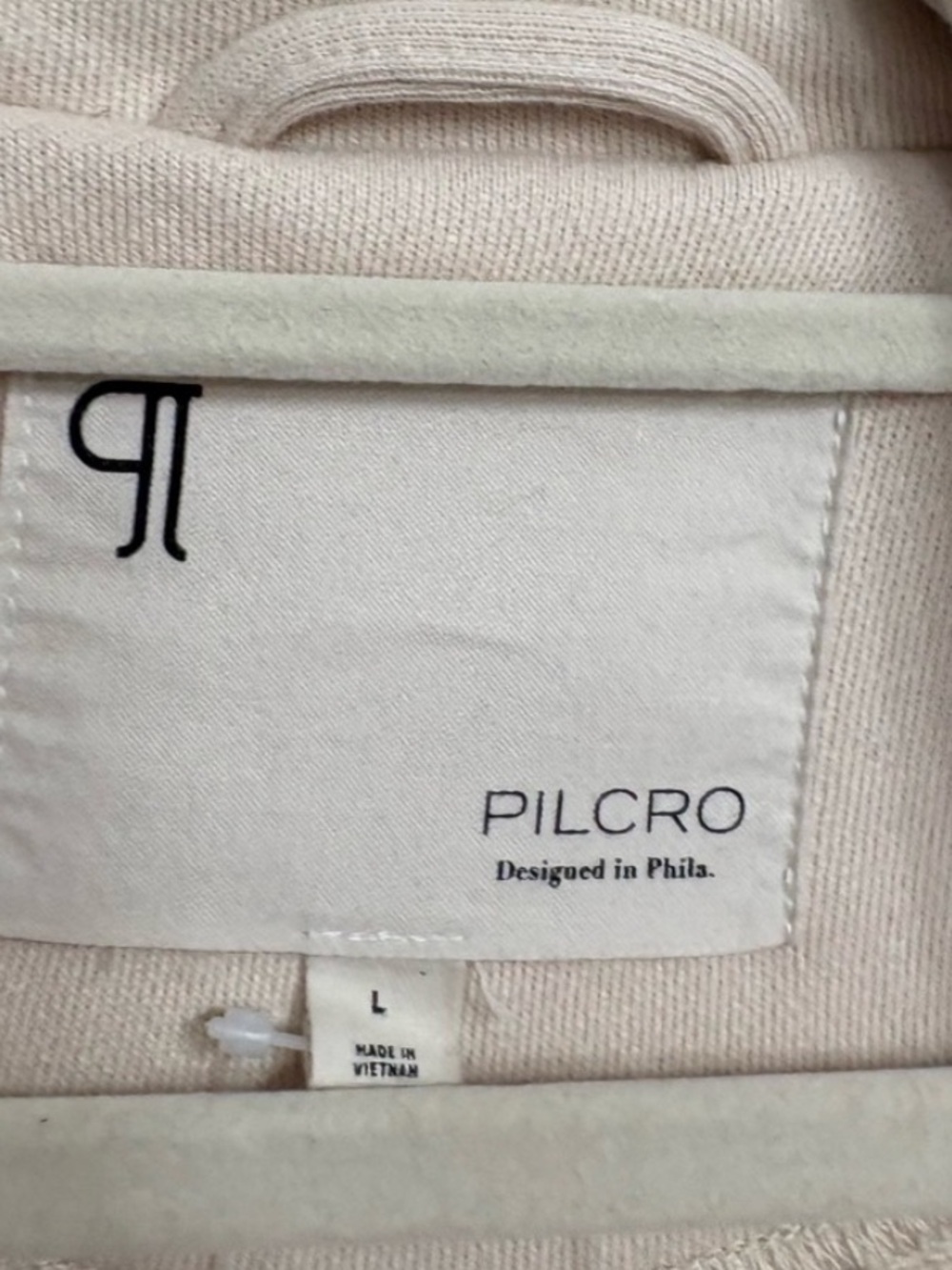Pilcro x Anthropologie Knit Peacoat Jacket in Putty Size L - Picture 7 of 7